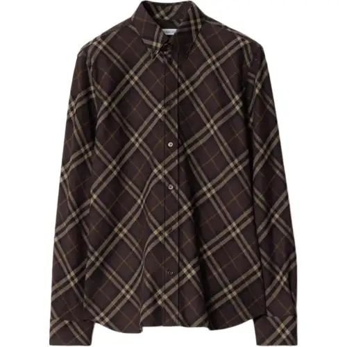 Burberry Checked Long Sleeved Shirt