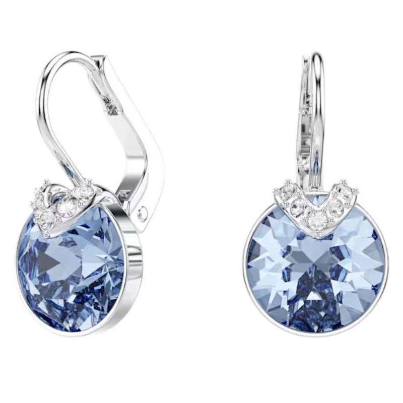 Женские серьги Swarovski (синие)