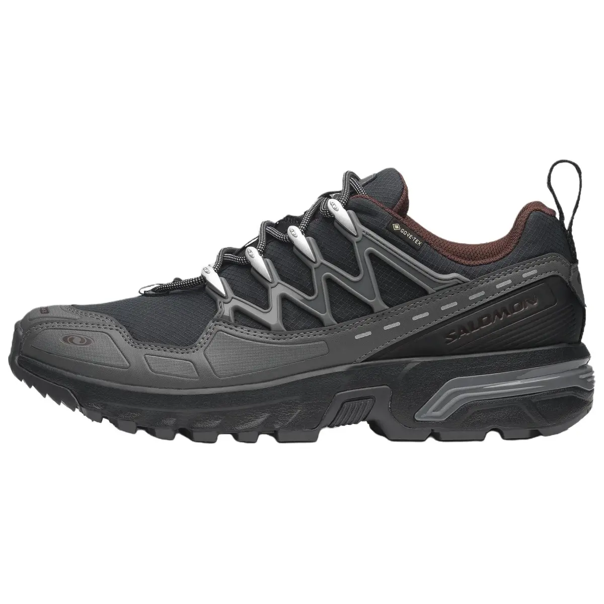 SALOMON ACS+ Cushioning Abrasion Resistant Moisture Wicking Coverage Support Casual Running Shoes Unisex Black