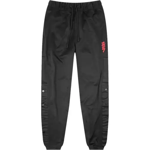 Jordan Apparel Casual Pants Men's Black Moderate Cuffed Pants
