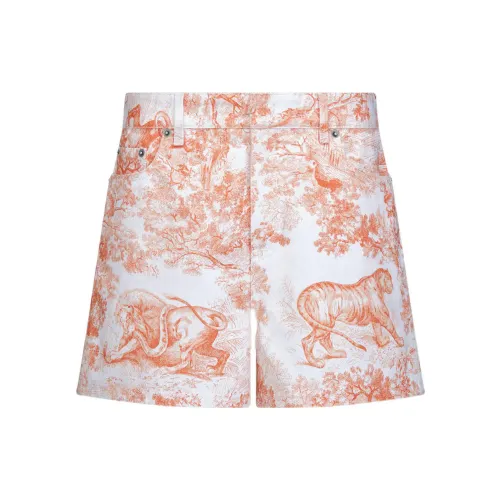 DIOR Denim Shorts Women's Orange