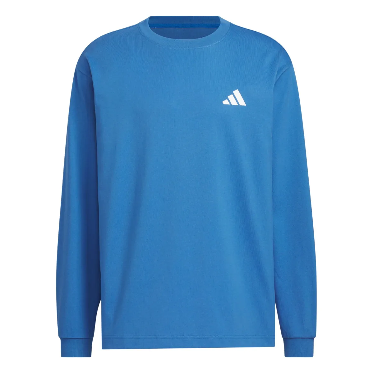 Adidas T-Shirts Unisex Blue Crew Neck Moderate
