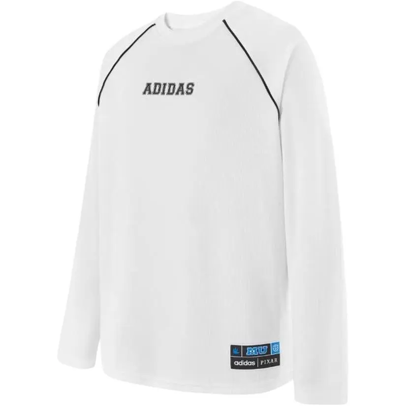 Adidas T-Shirts Unisex White Crew Neck Moderate