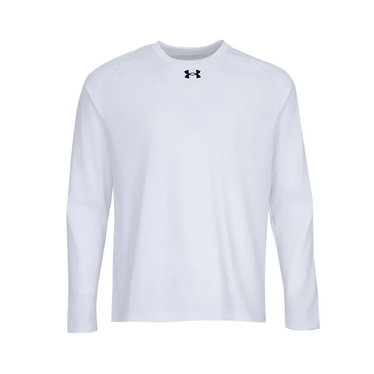 Under Armour Sweatshirts Unisex White Crew Neck Moderate Straight Fit