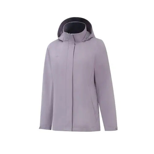 Li Ning Trench Coats Women's Brocade Purple Moderate Other