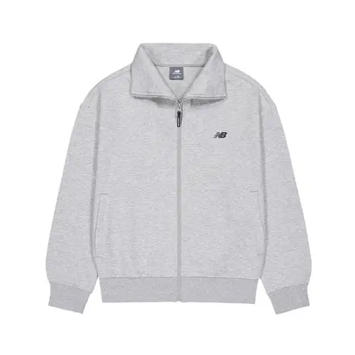 New Balance Jackets Men's Gray Lapel Moderate Multi Pocket Knitted