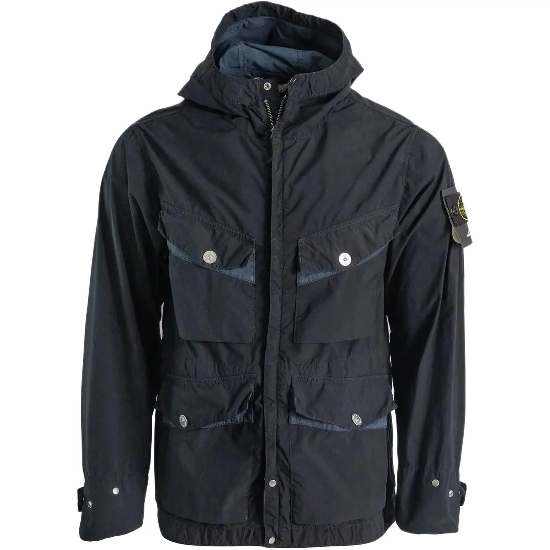 STONE ISLAND Garment Dyed Hooded Field Jacket