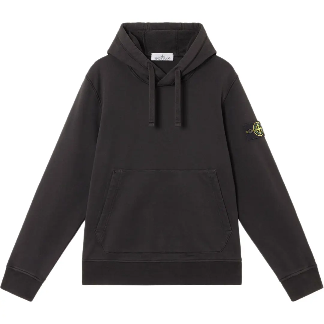 Stone Island hooded patch-pocket sweater