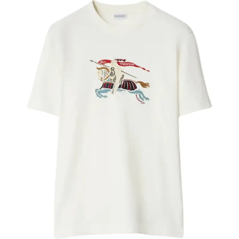 Burberry Ekd Embellished Crewneck T-Shirt