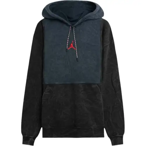 Jordan Apparel Sweatshirts Men's Black Hooded Moderate Straight Fit