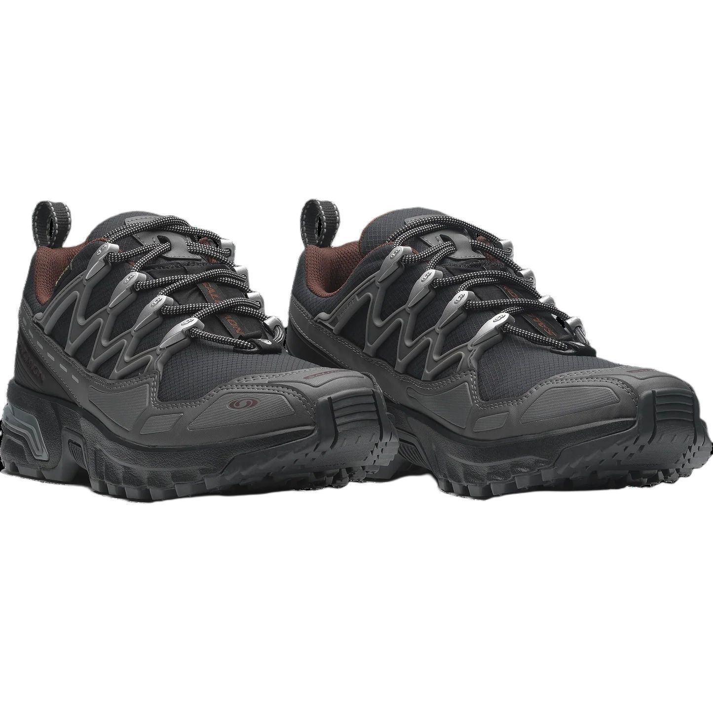 SALOMON ACS+ Cushioning Abrasion Resistant Moisture Wicking Coverage Support Running Shoes Unisex Black