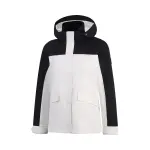 Li Ning Trench Coats Women's Ivory/Black Hooded Moderate Other