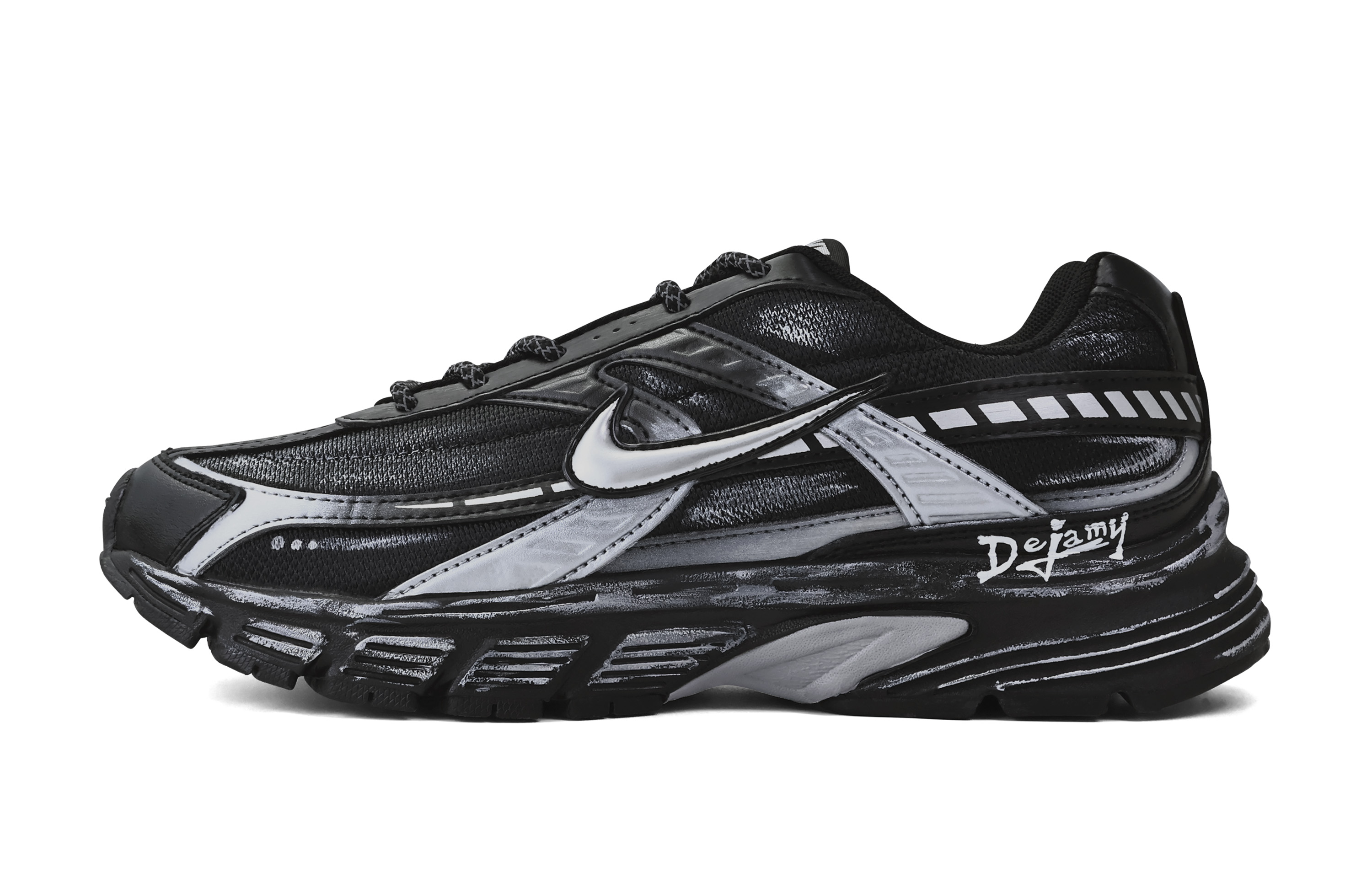 Nike Initiator Abrasion Resistant Abrasion Resistant Low top Running Shoes Men’s Black