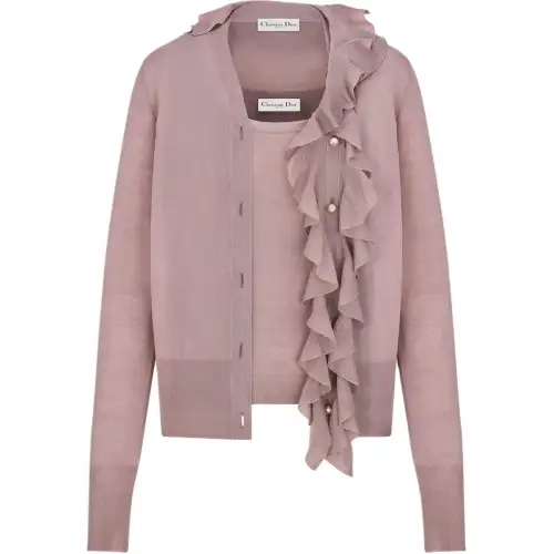 DIOR Sweater Women's Two Piece Set