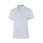 Li Ning Polo Shirts Women's Calm Gray Polo Collar Moderate Straight Fit