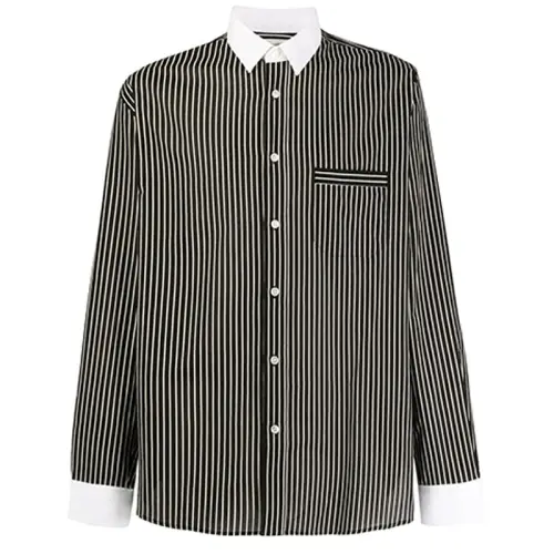 SAINT LAURENT Shirts Men's Black Moderate Other