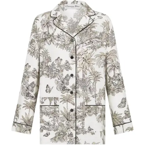 Christian DIOR Pattern Printed Long Sleeved Shirt