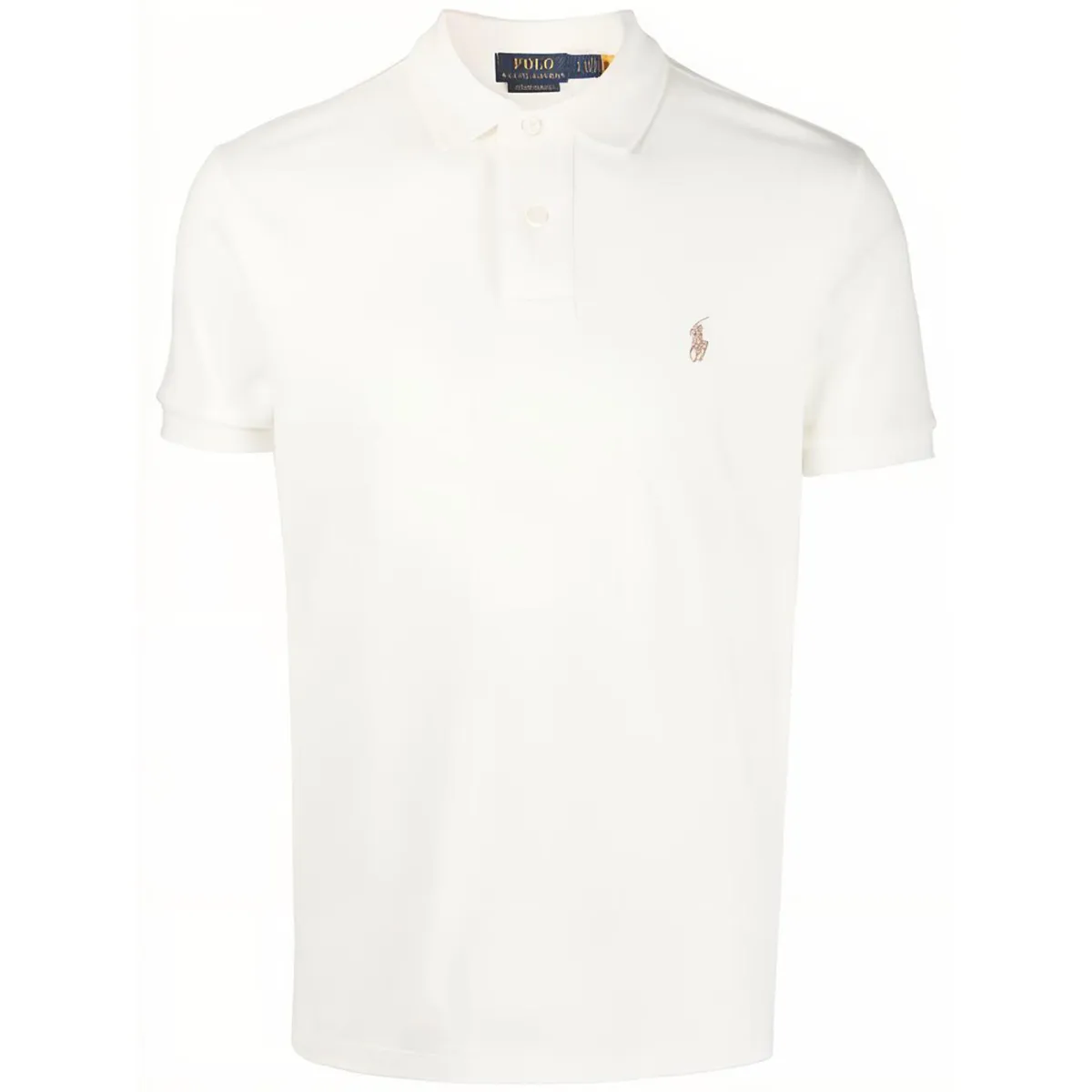 Polo Ralph Lauren SS23 Polo Shirt Custom Slim Fit Men's White