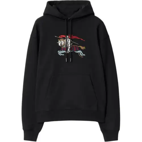 Burberry Equestrian Knight embroidered Hoodie