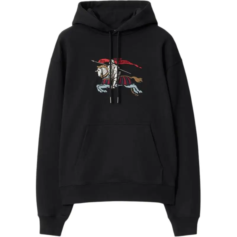 Burberry Equestrian Knight embroidered Hoodie