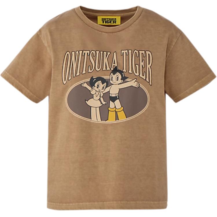 Женская футболка Onitsuka Onitsuka Tiger x Astro Boy (коричневая)
