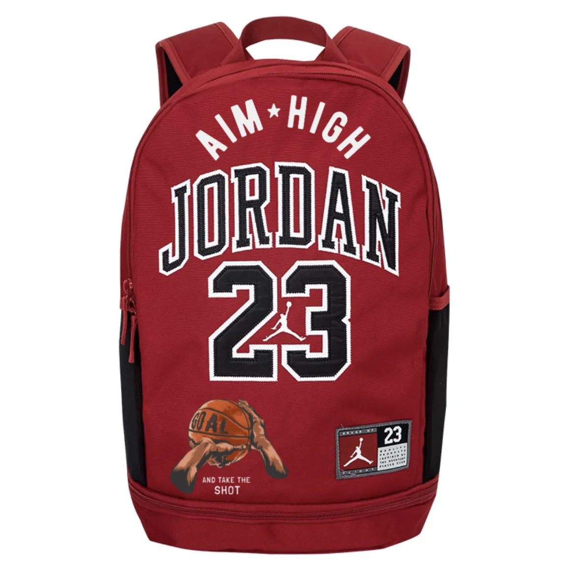 Jordan Polyester Backpack Unisex Bull Red