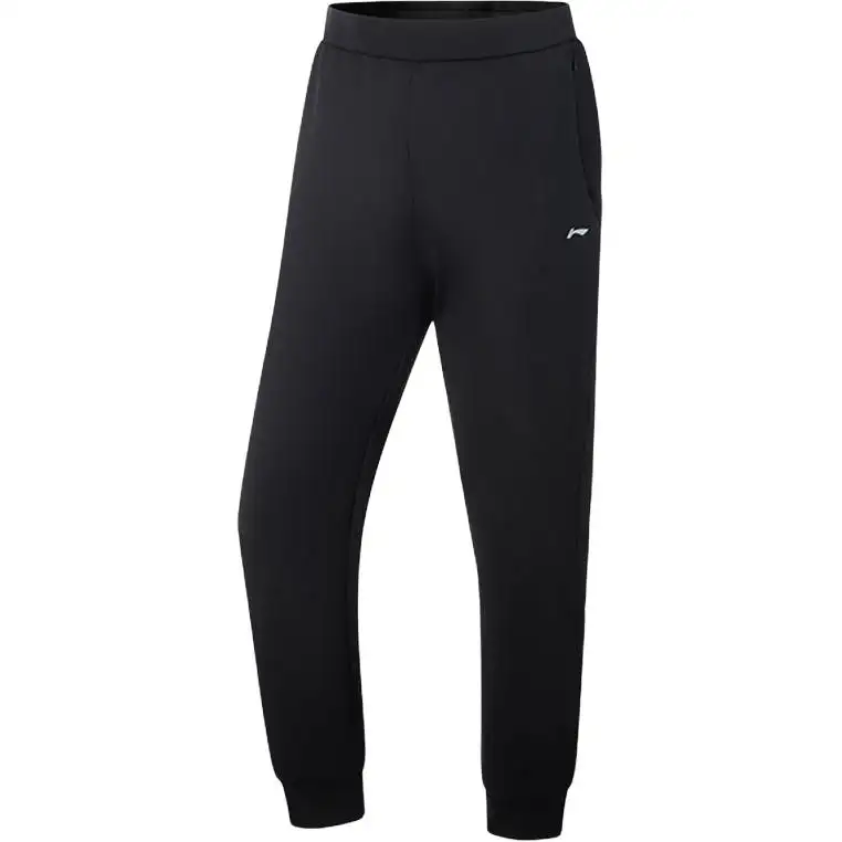 Li Ning Casual Pants Women's Black Moderate Cuffed Pants