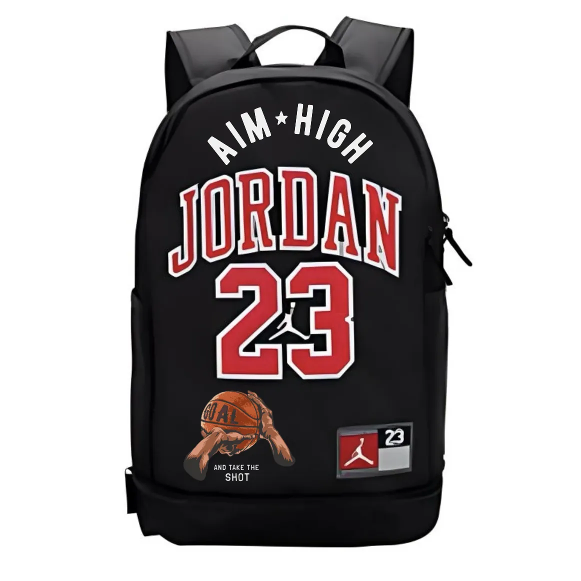 Jordan Polyester Backpack Unisex Black