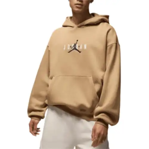 Jordan Apparel Sweatshirts Men's Khaki Hooded Moderate