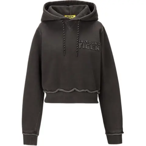Onitsuka Tiger DENIVITA WS SWEAT HOODIE Sweatshirt Women's Black