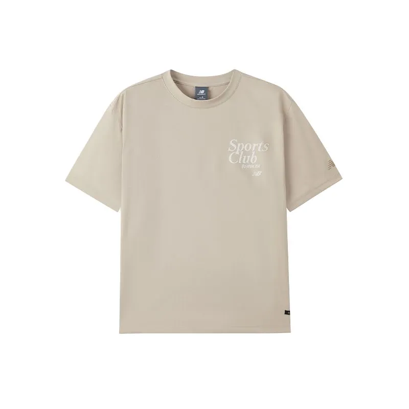 New Balance Sports Club T Shirt Men's Light Gray