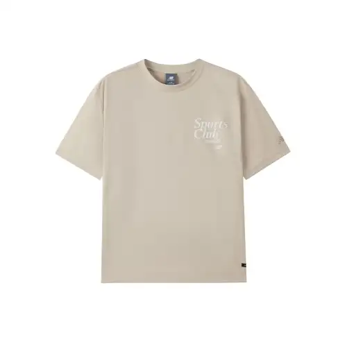 New Balance Sports Club T Shirt Men's Light Gray