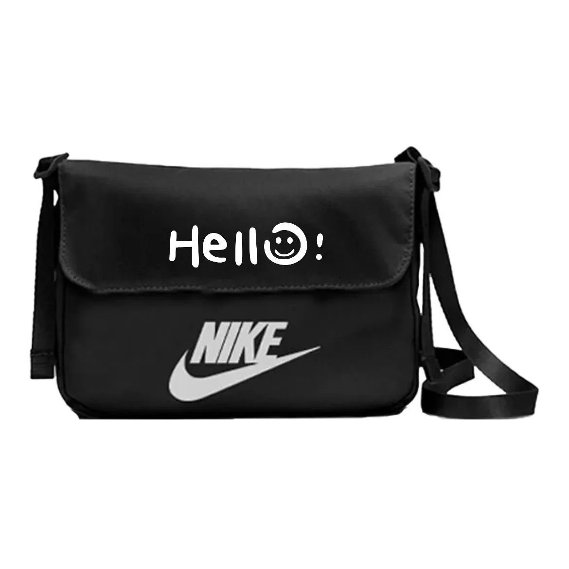 Nike Fabric Crossbody Bags Regular Unisex Black