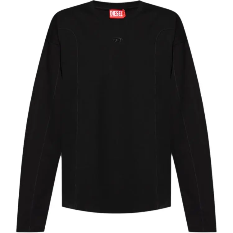 Diesel Oval-D Logo Long-Sleeved T-Shirt