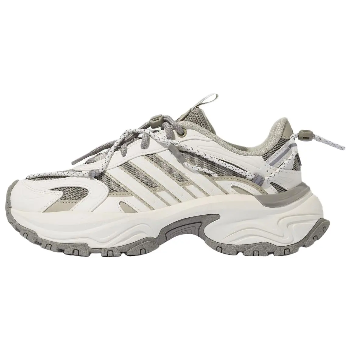 Adidas SHADOW FEVER Slip Resistant Thermal Low top Chunky Sneakers Unisex Beige