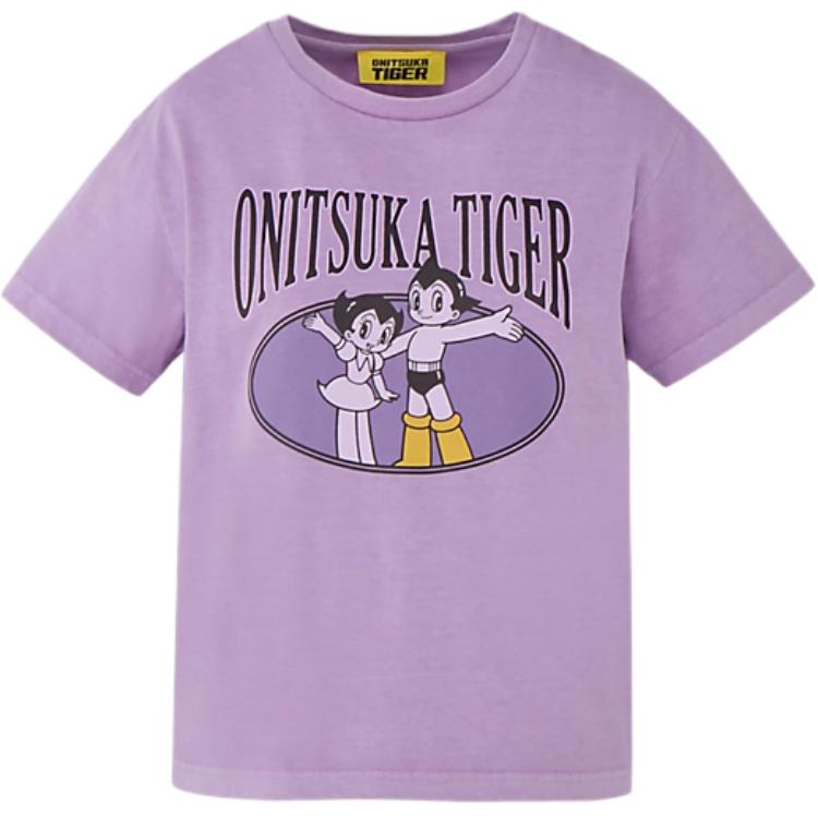 Женская футболка Onitsuka Tiger Astro Boy (фиолетовая)