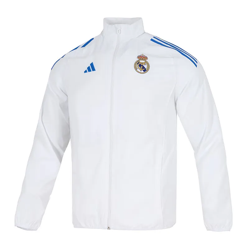 Adidas AEROREADY Jackets Men's White Stand Collar Moderate