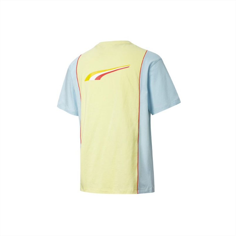 Футболка PUMA x Randomevent Train Cloudspun (желтая) — фото 2