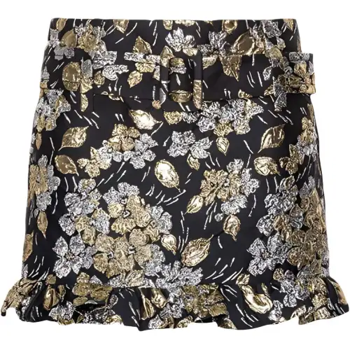 PRADA Casual Short Skirts Women's Black