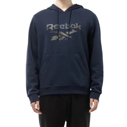 Reebok Sweatshirts Men's Blue Hooded Moderate