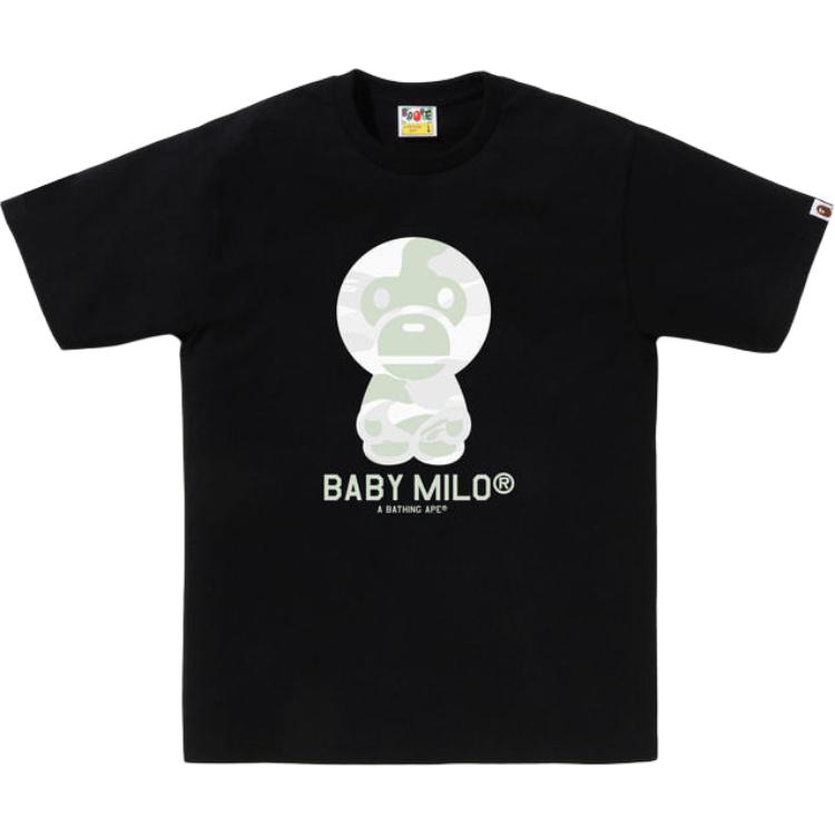 Мужская футболка A BATHING APE CITY CAMO FW25 (черная)