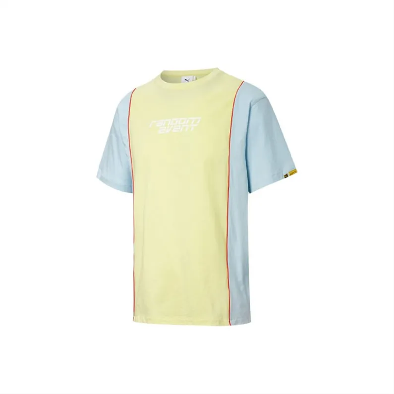 PUMA x Randomevent Train Cloudspun T Shirt Unisex Yellow