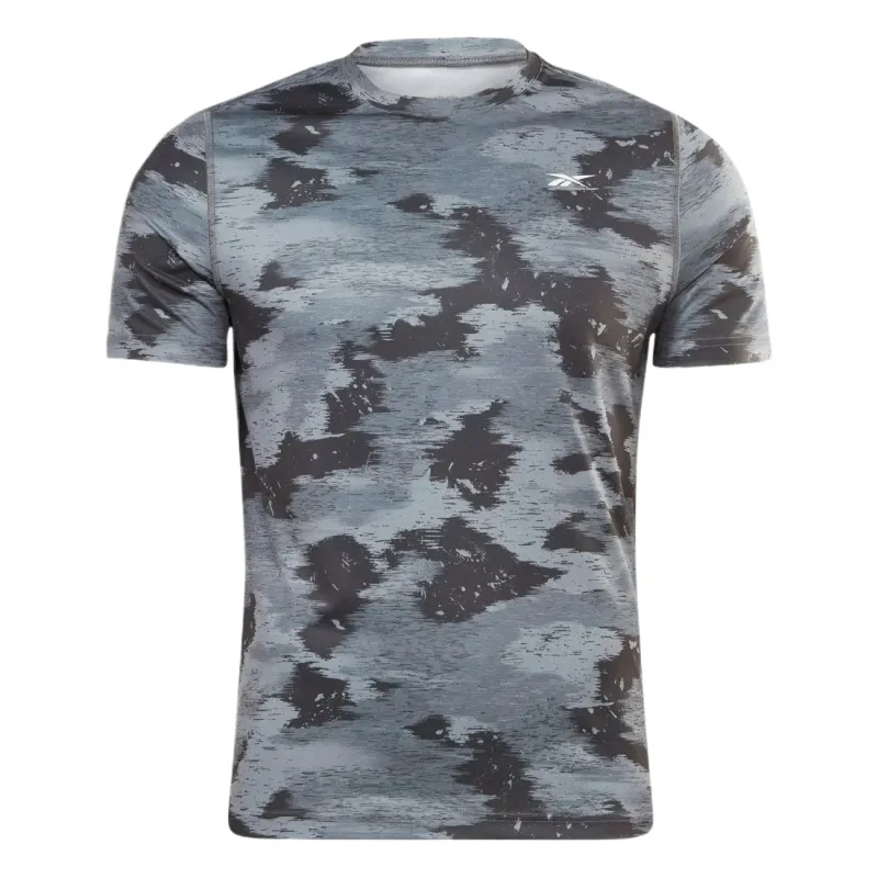 Reebok T Shirts Men's Blue Gray Crew Neck