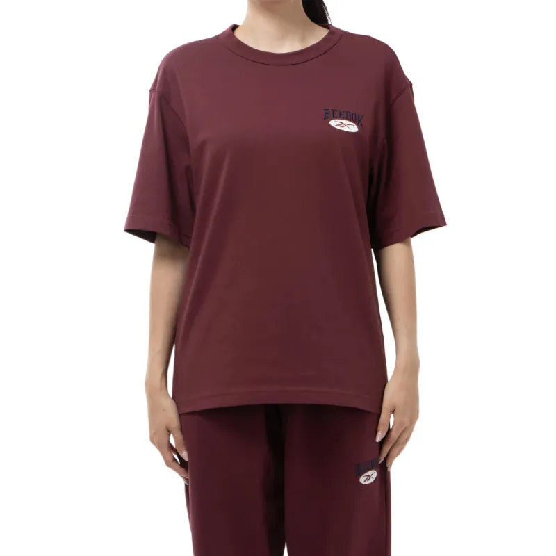 Reebok T Shirts Unisex Red Crew Neck Moderate