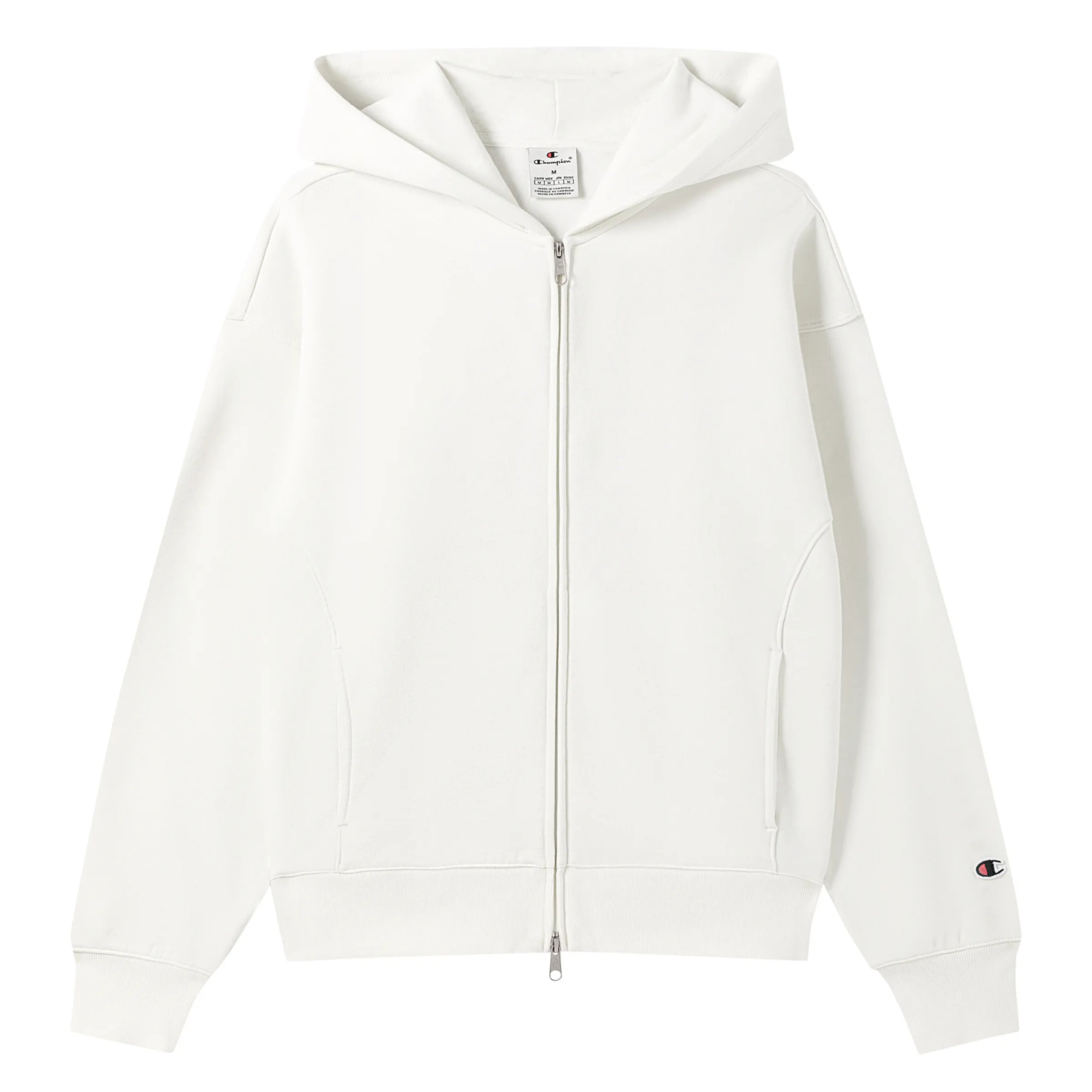 Женское худи Champion FW24 script shop (черное)