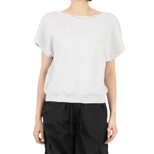Reebok Studio Drop Shoulder Sleeve T Shirt Women's