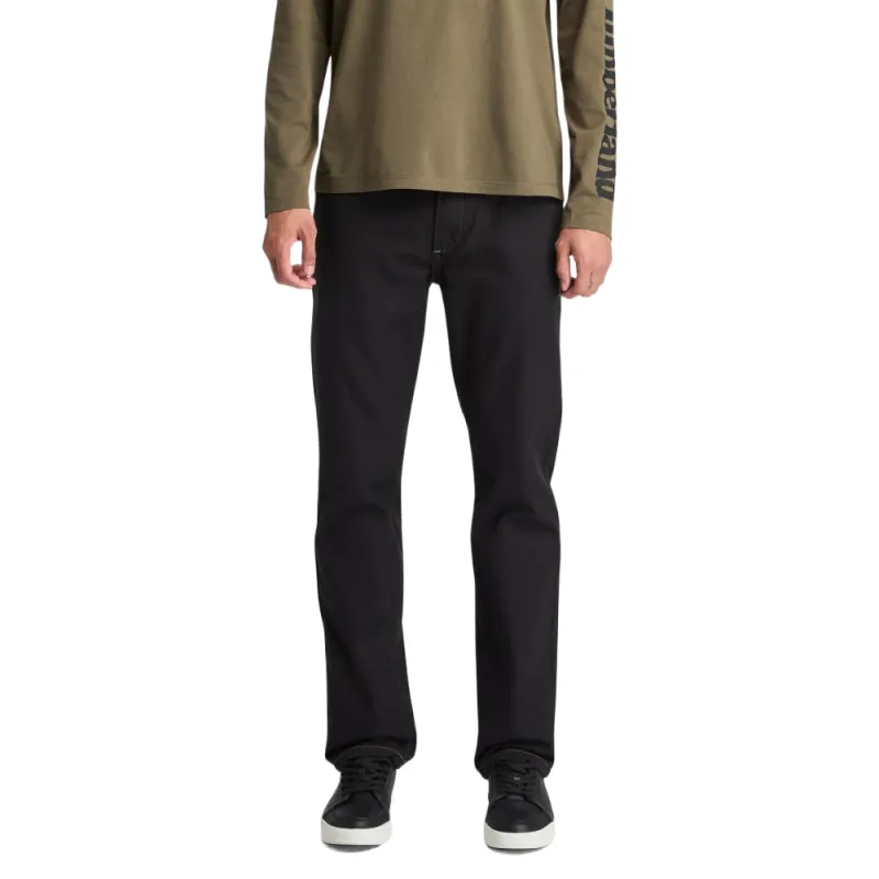 Timberland Casual Pants Men's Black Moderate Straight Fit Pants