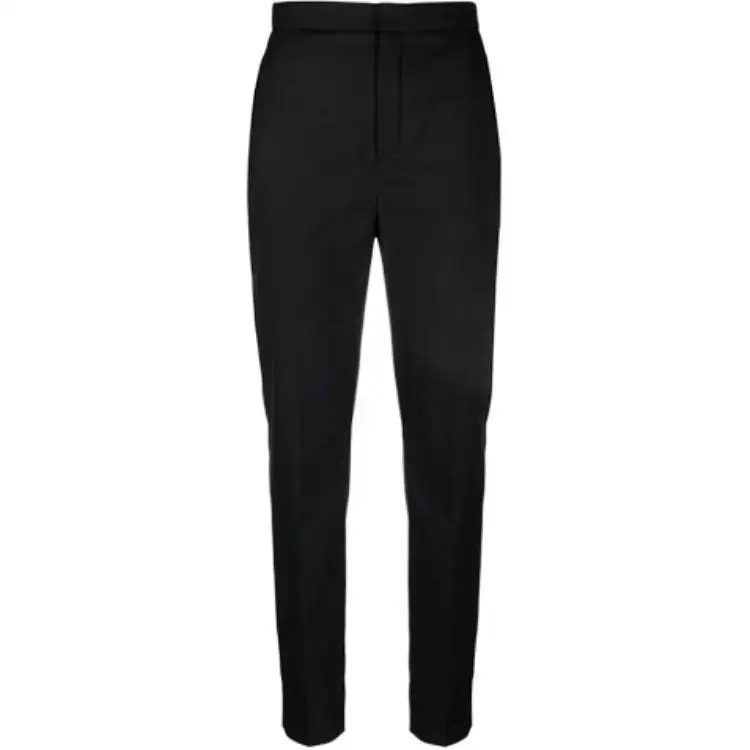 SAINT LAURENT Casual Pants Women's Black Moderate Slim Fit Pants