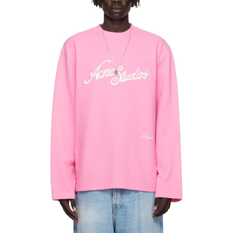 Мужская футболка Acne Acne Studios T (розовая)