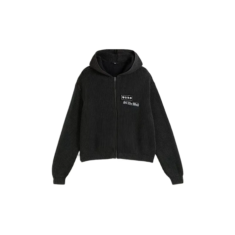Vans Sweatshirts Women's Black Hooded Moderate